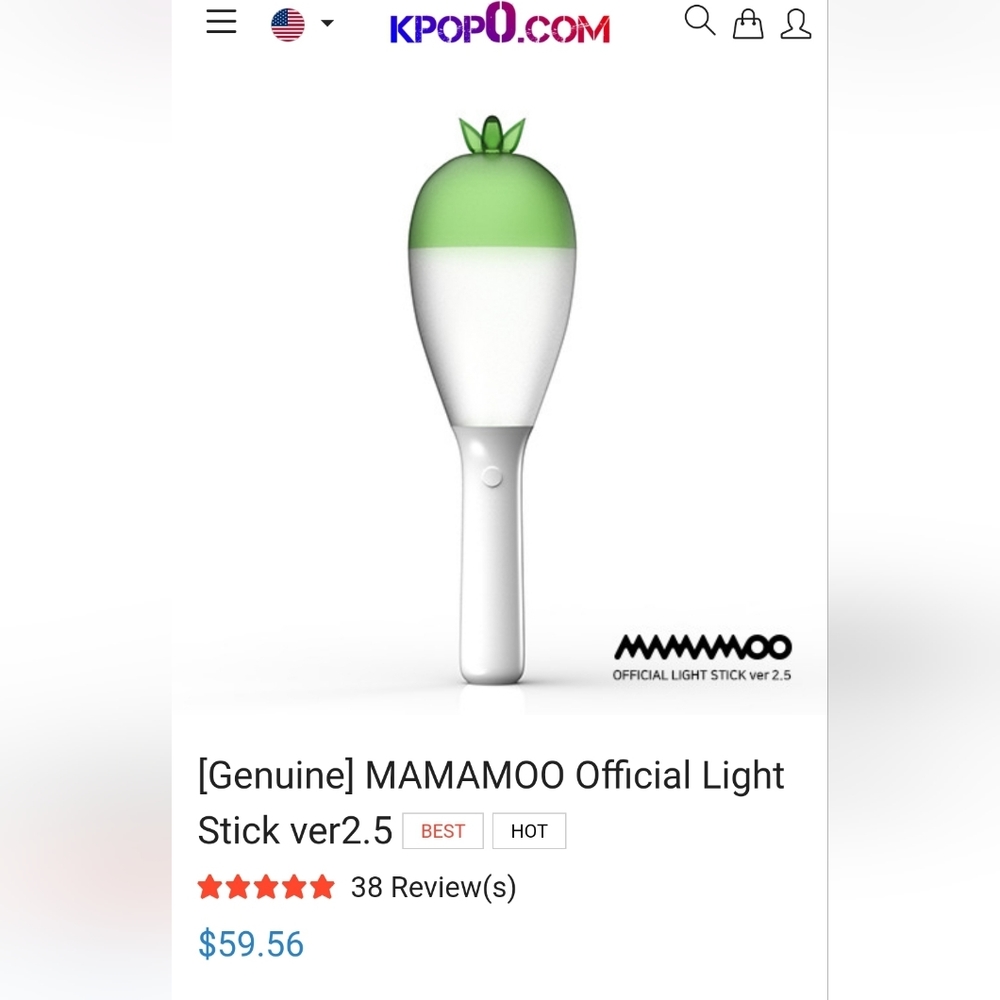 K-Pop Light Stick for MamaMoo (Version 2.5) - 1 total - Add Both to Cart/Bundle